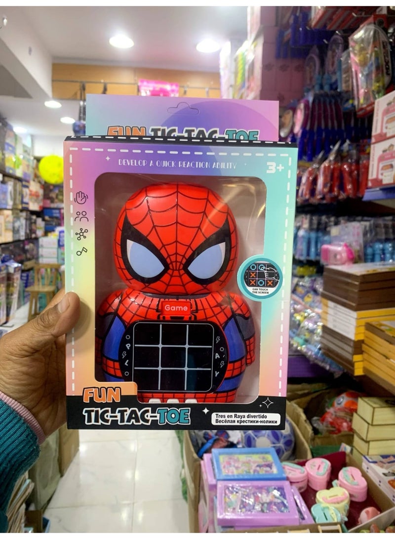 سبايدر مان لعبة إكس أو إلكترونية للأطفال بشخصية سبايدر مان – Fun Tic Tac Toe – لعبة ذكاء بشاشة لمس – مناسبة من 3 سنوات+ - Image 2